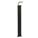 Ansell LED Sockellampe Senza Grafit 6.5W 406lm - 830 Warmweiß | 100cm - IP54