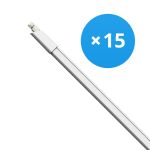 Mehrfachpackung 15x LED Feuchtraumleuchte 17W 1870lm - 840 Kaltweiß | 120cm