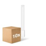 Mehrfachpackung 10x Ledvance Dulux-L LED 12W - 840 Kaltweiß | 4-Pins - Ersatz Für 24W