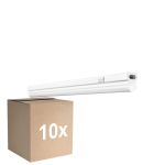 Mehrfachpackung 10x Ledvance LED Deckenleuchte Linear Compact Schalter 4W 400lm - 830 Warmweiß | 30cm