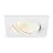 SLV New Tria 68 Spot Aluminium Weiß Quadrat 8.3W 750lm 60D - 930 Warmweiß | Ausschnitt 68mm - Höchste Farbwiedergabe - Dimmbar 