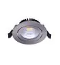 Noxion LED Schwenkbar Slim Spot Silber Rund 6W 550lm 60D - 927 Extra Warmweiß | 85mm - IP54 - Dimmbar - Höchste Farbwiedergabe