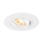 SLV New Tria 75 XL Spot Aluminium Weiß Rund | Ausschnitt 75mm - Geeignet für 1x GU10 