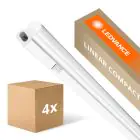 Mehrfachpackung 4x Ledvance LED Deckenleuchte Linear Compact High Output 20W 2000lm - 830 Warmweiß | 120cm