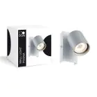 D'Lite Wandleuchte Prisma Metall Silber | IP20 - Geeignet für 1x GU10