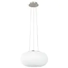 Eglo Pendelleuchte Optica Stahl Satin-Nickel | Geeignet für 2x E27