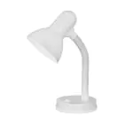 Eglo Tischlampe Basic Stahl Weiß | IP20 - Geeignet für 1x E27 