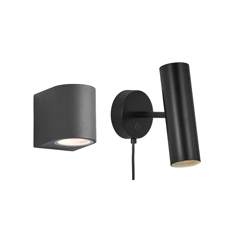 Appliques murales noires