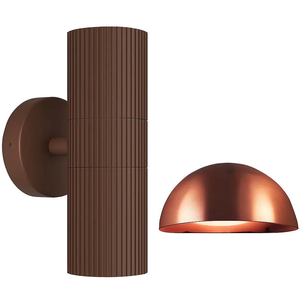 Appliques murales bronze