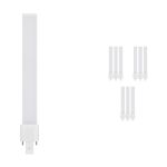 Lot 10x Osram LED Dulux-S (EM Mains) 6W 700lm - 840 Blanc Froid | 2-Pins - Équivalent 11W