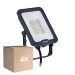 Lot 4x Philips Projecteur LED Ledinaire BVP167 30W 3600lm 110D - 830-840-865 CCT | IP65 - Symétrique