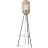 Brilliant Borne Extérieure Boisrow Métal Bambou Brun | 450mm - Convient pour 1x E27