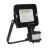 Ledvance Projecteur LED Compact Noir 10W 1000lm 100D - 840 Blanc Froid | IP65 - Symétrique - Détecteur de mouvement et de lumière