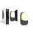 D'Lite Applique Murale Atos ABS Noir | IP54 - Convient pour 1x E27 