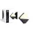 D'Lite Applique Murale Elios ABS Noir | IP54 - Convient pour 1x E27 