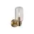 Nordlux Tutan Applique Murale Verre Laiton | Convient pour E14