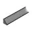 Topmet LED Profil CABI12 E slide - 1m - Complete set - Noir