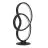 Eglo Lampe De Chevet Gianella Acier Noir 14.5W 1400lm - 830 Blanc Chaud