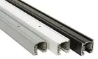 3 Phases  Système de rails - 1m - Blanc